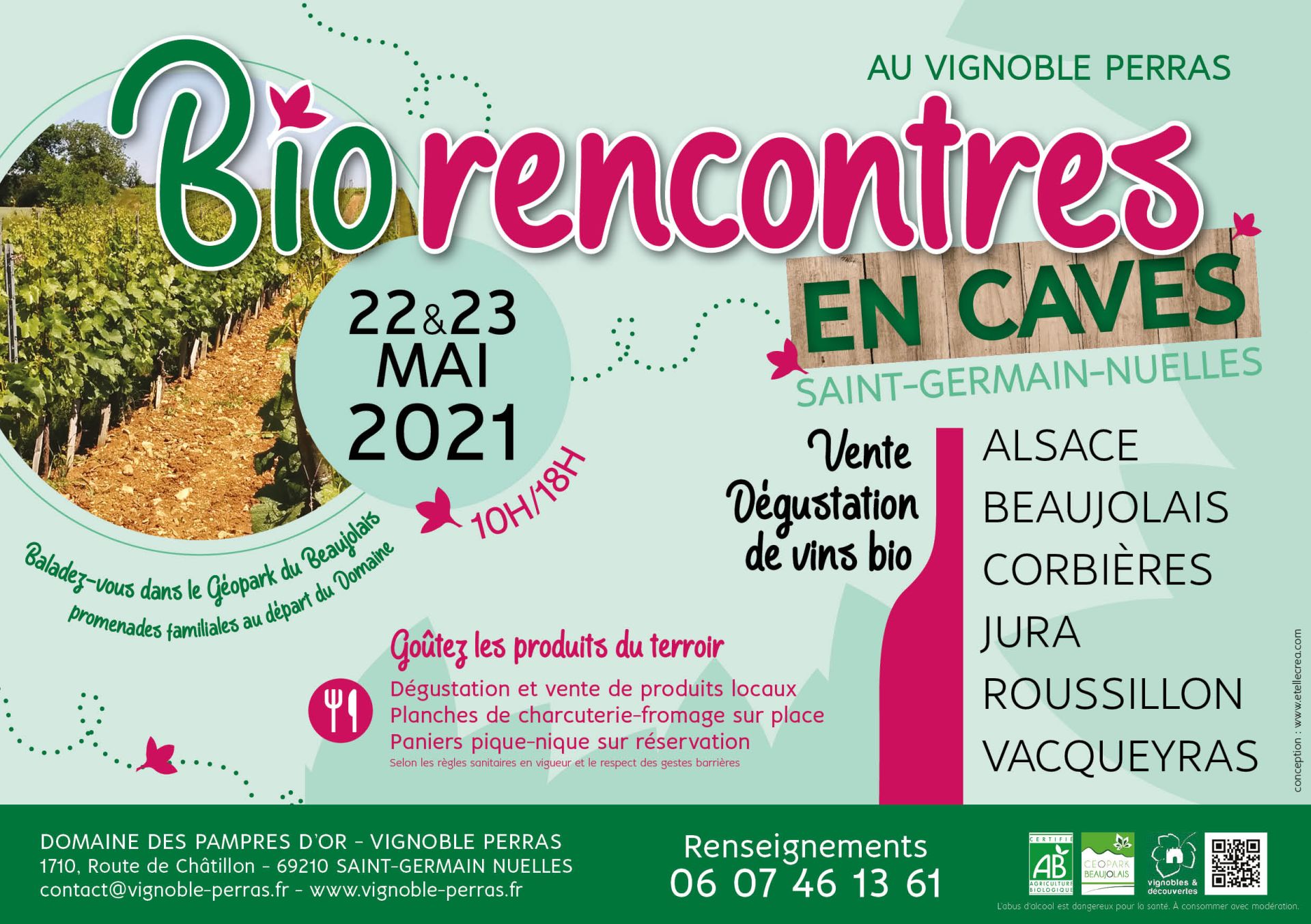 2021-05-22 Bio rencontres Affiche Bio rencontres