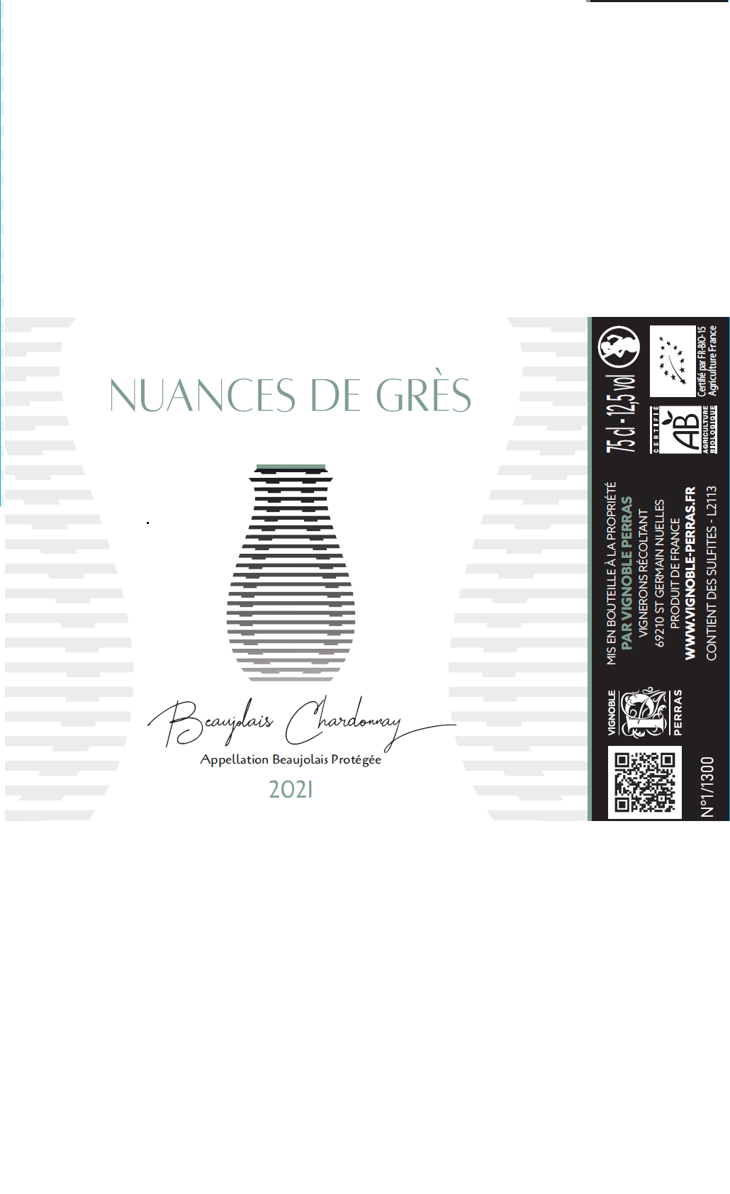 Beaujolais Nuances de Grès Blanc 2021