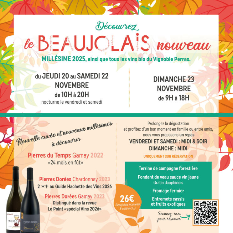 portes ouvertes beaujolais nouveau 2025 Invitation portes ouvertes beaujolais nouveau 2025